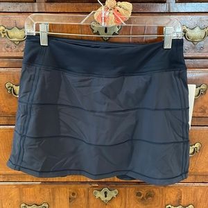Lululemon Pace Rival MR Skirt *Long, Navy Blue size 6